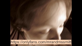 hot babe sucked a stranger in the car and got a load of cum in her face