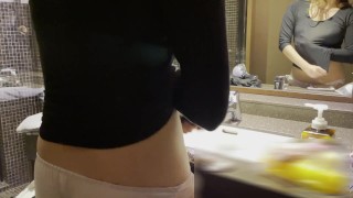 【レズビアン】温泉でヤってしまってイってしまった日。Vlog風【個人撮影】Lesbians have sex in a Japanese bath