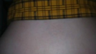 Beautiful schoolgirl opens her ass to ride my cock, she fucks good 🤤😈👌