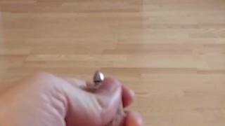Devil sounding rod cumshot