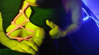 👅Amiga de lentes en tremenda Mamada