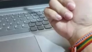 guy shows his sweet hand