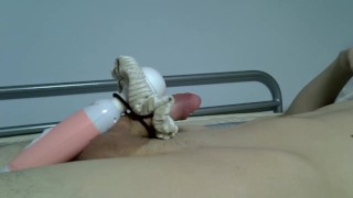 [女性向け]自撮りオナニー　電マで即イキ　自分にぶっかけ大量射精[個人撮影]