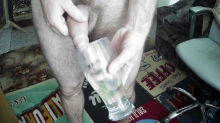 Pouring a warm beer! (for the weirdos)