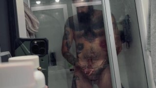 Careless Stepdad Left The Bathroom Door Cracked Again…