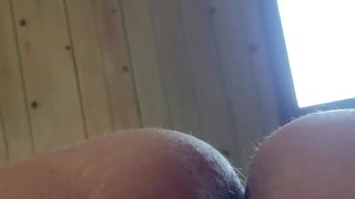 She fucks herself from back