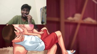 The Milf Threesome , Fucked by a Big Dick - Summertime Saga