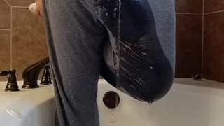 Cumming Then Pissing