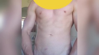 Hot guy wanking