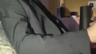 Smoking and Fleshlight Fucking in Suit (PART 1)