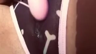 alone at the party with my baby vibrator