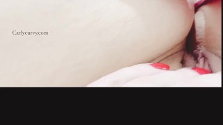 A blonde shows you her new panties and wet pussy! A lot of dirty talking! 