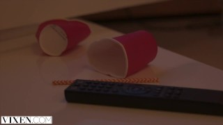 VIXEN Naughty Holly can't control herself when BF is away