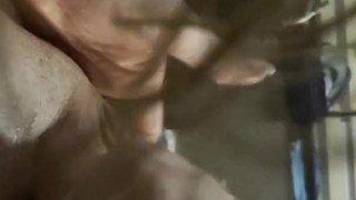 Sexy girlfriend hand job cumming