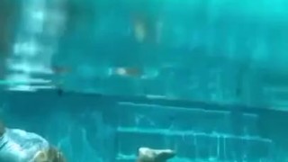 Sequins and stockings, underwater handstands, shiny tights, realise swimsuit in public, compilation