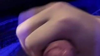 Cumming and moaning for a cute gamer girl. 