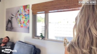 Big muscle BBC fucks Ivy Steele and the kicker from the football team