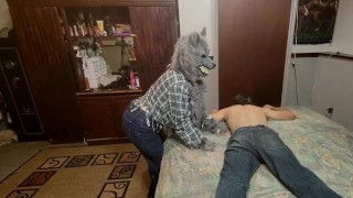 Werewolf fucks man's ass