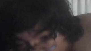 Fatboy deep throats dick