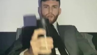 Smoking and Fleshlight Fucking in Suit (PART 2)