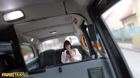 Fake Taxi - Innocent looking Italian babe in glasses takes naughty selfies before being fucked hard by big dick