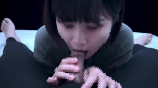 エロチンポを嗅ぎながら興奮する彼女がフェラで鼻息を荒くしちゃう♡鼻コキ口内射精