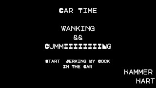 Wanking & Cumming Cumming In Car - Almost Caught Masturbating In The Car