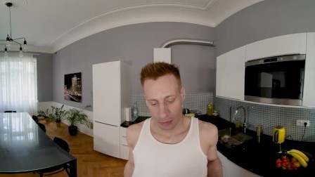 Rough Sex in the Kitchen in VR