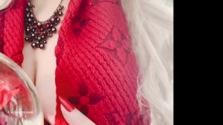 A blonde witch can tell you about your future sex life! 