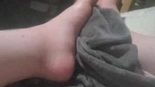 Fat ABDL jerking off in diaper with gag