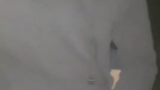 Slow motorbike ride and jerk brown cock out shorts leg, he stalled the engine on climax