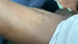 Cuck let’s wife stroke bbc in car while at home