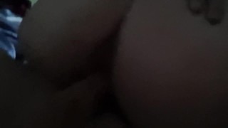 Fat ass bounces on big dick