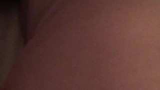 Parents are in the next room, so I masturbate wet pussy quietly