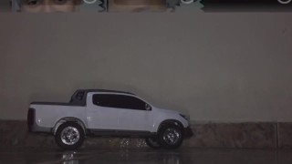 GIANT MAN CRUSHING TINY CARS / GIANT FETISH