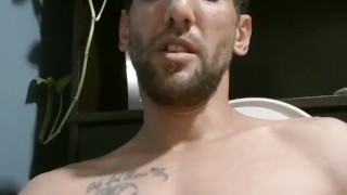 Jerking off cumshot