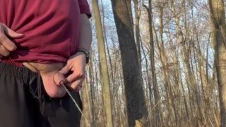 Pissing at the Rest Area 
