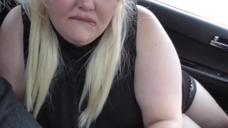BBW Lexie love sucking uber drivers black cock CAUGHT BY PASSER BY