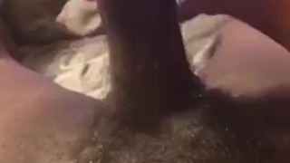 Boy Plays With Black Cock And Cums