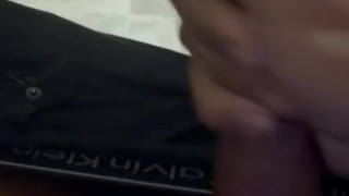 TEEN BBC CUMS IN BATHROOM- OF: Oliverjayn 