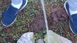 Risky Oustide Pissing