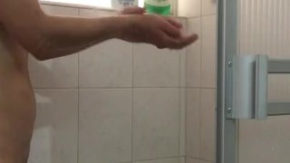 my stepniece is recorded taking a shower and shows me to get horny