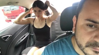 my uber driver goes crazy when he sees me naked