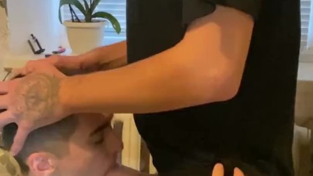 Hard fuck in the mouth of a teen handsome guy homemade