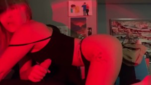 She twerks on my dick and I cum inside her
