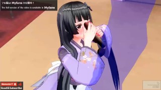 淫語ボイスアニメ　実はド淫乱な淑女がたっぷりフェラ、アナルにおねだり　ASMR