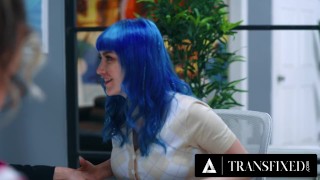 TRANSFIXED - OFFICE MS. CONDUCT: Hot Trans Boss Jade Venus And Jane Wilde Fuck In Front Of The Staff