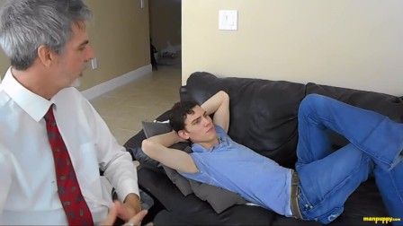 Gay doctor gets a spanking from his patient