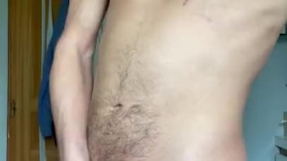 Solo masturbation shower