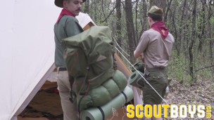 Scoutmaster Raw Breeds Twink In Tent